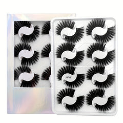 6D Fluffy Wispy Natural Volume False Eyelashes for Wedding Makeup