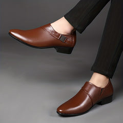 Men's Pointed Toe Slip-On Dress Shoes