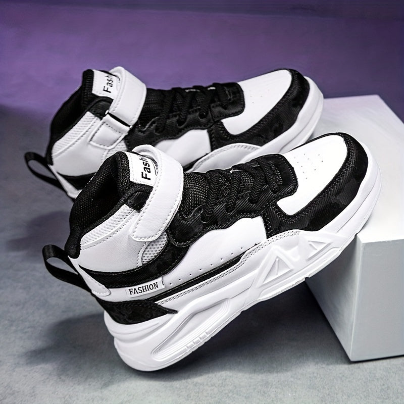 Men's High Top Skate Shoes for Outdoor Workouts and Street Style