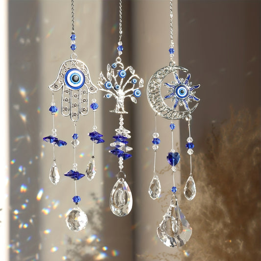 Rainbow Maker Tree Of Life Glass Prism Suncatcher Window Pendant Decor