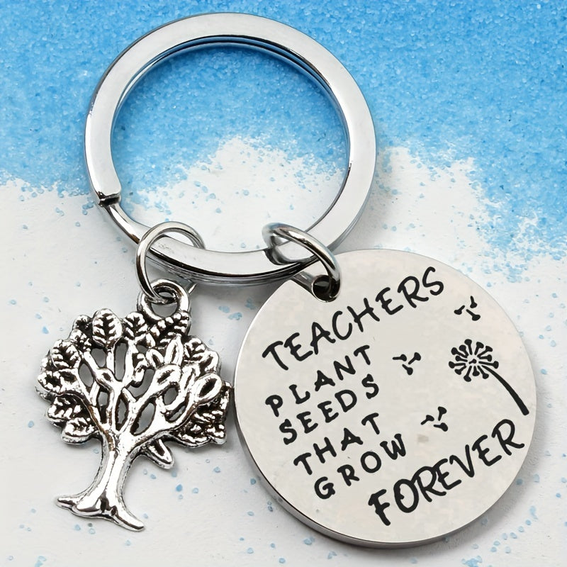 Stainless Steel Keyring Grateful Gift To Teachers