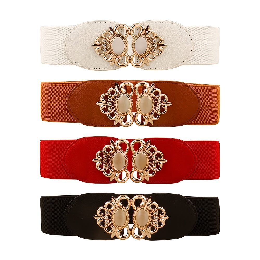 Rhinestone Waist Belt Wide Wrap Cinch Corset Wide Belt For Women