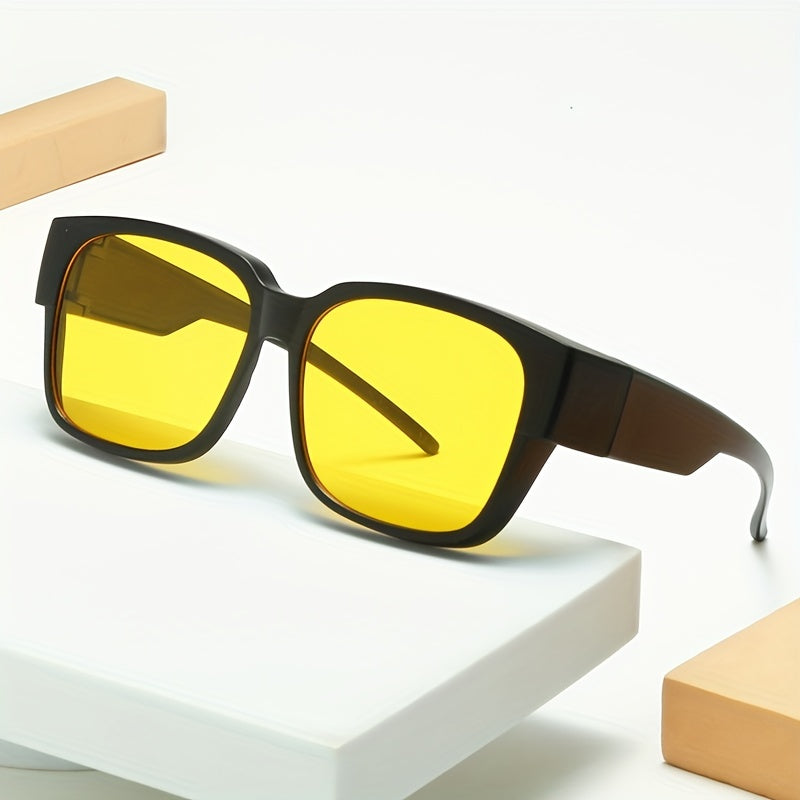 Myopia Glasses Cover Mirror Women's Polarized UV Sunglasses