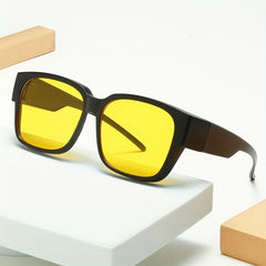 Myopia Glasses Cover Mirror Women's Polarized UV Sunglasses