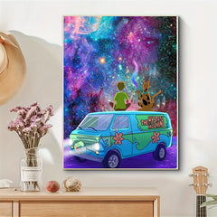 Cartoon Car Pattern Canvas Painting Poster Print Home Wall Decoration Art