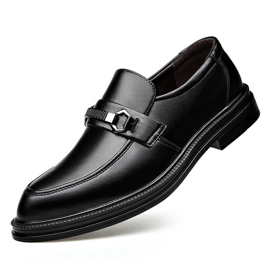 Men Pointed Toe Oxford Shoes Slip On Dress Shoes