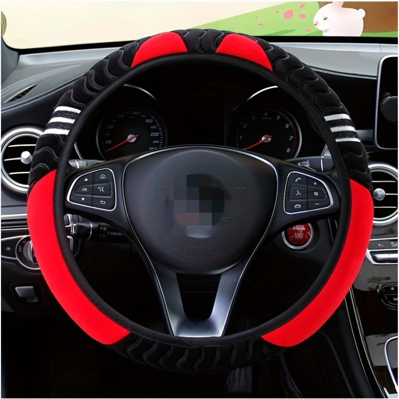 Skid-proof Durable Leather Steering Wheel Cover