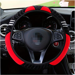 Skid-proof Durable Leather Steering Wheel Cover