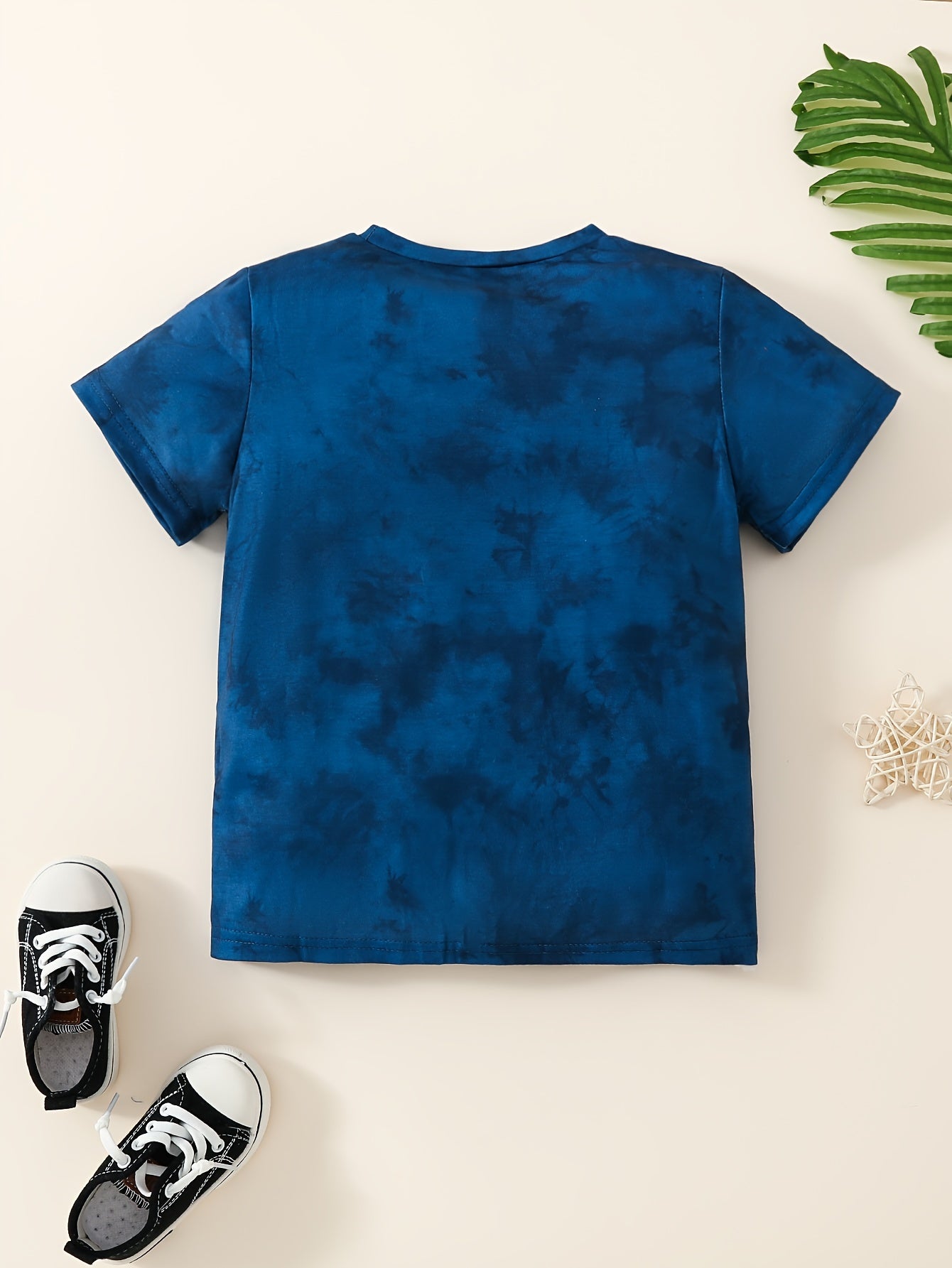 Shark Print Boys T-shirt Short Sleeve Crew Neck Summer Casual Kids