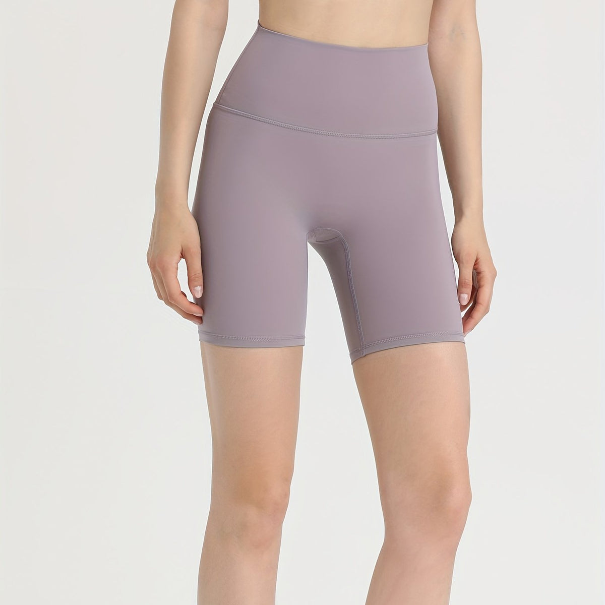 Women's High Waist Hip Exercise Running Tight Fitness Shorts