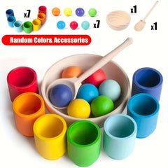Wooden Classification Game Set Fine Action Learning Toy