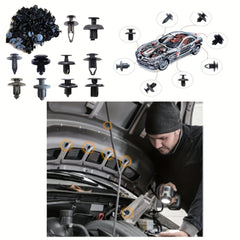 100pcs Mixed Universal Car Buckles Rivets Clips Screws