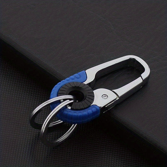 Metal Car Keychain Key Holder Men's Key Chain Ring Auto Accessory