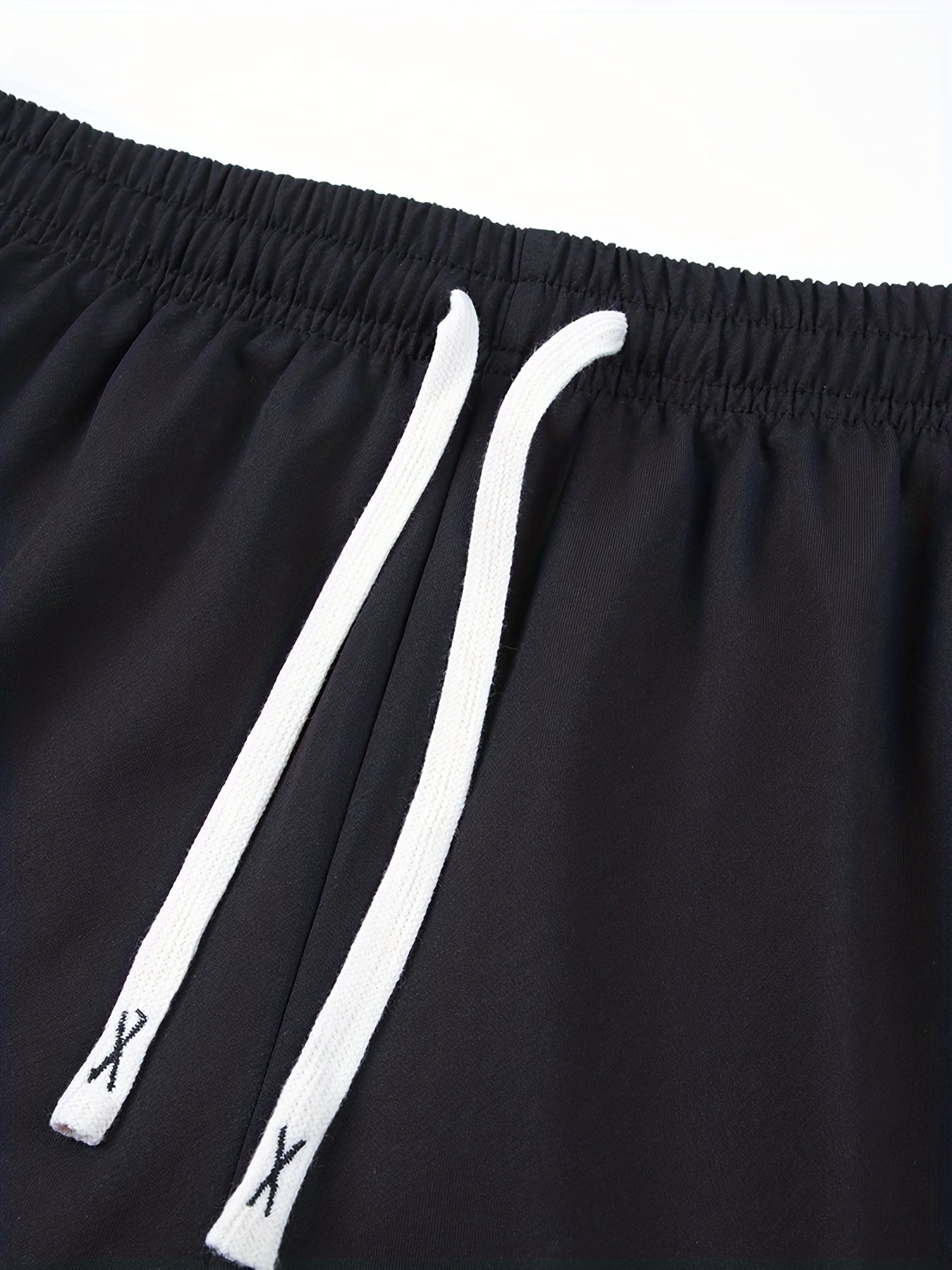 Skull Pattern Comfy Shorts Men's Casual Elastic Waist Drawstring Shorts