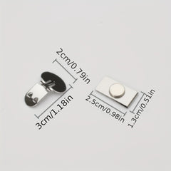 3pcs Invisible Magnetic Tie Clips Set Casual Multifunctional Durable
