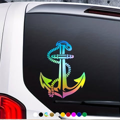 Boat Anchor Car Window Decal - Car Accessories Vinyl Sticker