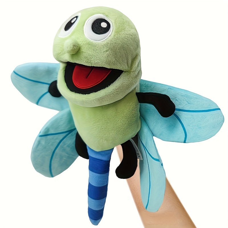 Hand Puppet Insect Toys for Kids Plush Finger Puppet Halloween Decor