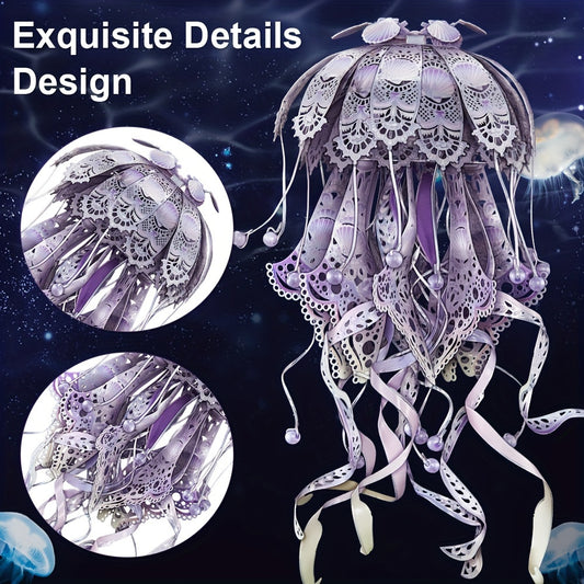 Piececool Cobalt Violet Model Kit 3D Metal Puzzle