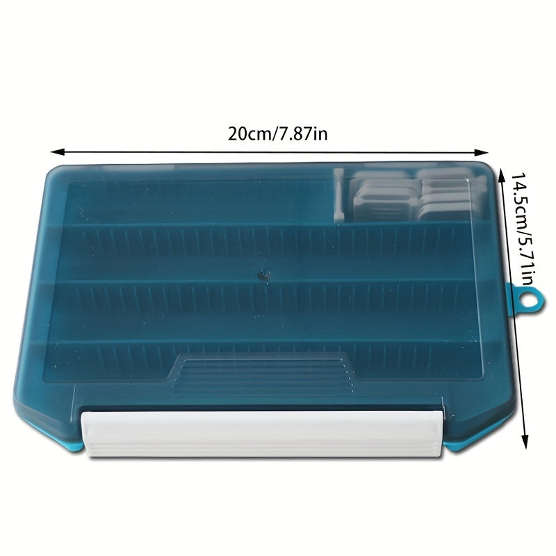 Portable Fishing Lure Storage Box Multifunctional Grid Box