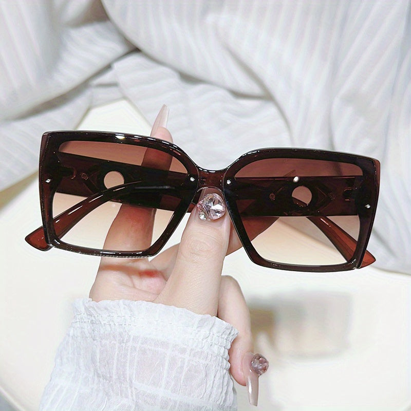 Large Square Sunglasses Anti Glare UV400 Sun Shades For Driving