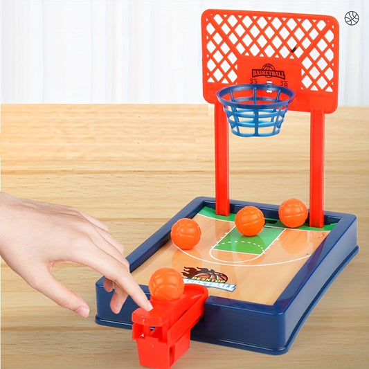 Mini Desktop Basketball Game Stand Double Finger Ejection Shooting Machine