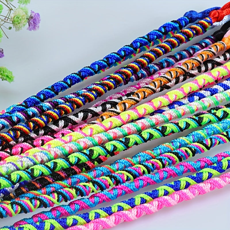 Colorful Boho Braided Bracelet for Summer Style and Birthday