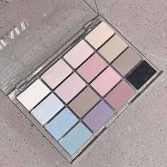 DIKALU Ocean Secrets 16 Eyeshadow Palette Matte & Shimmer Finishes in Pink