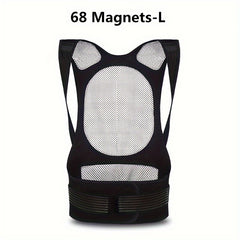 Magnetic Shoulder Warmer Waistcoat with Support Strips