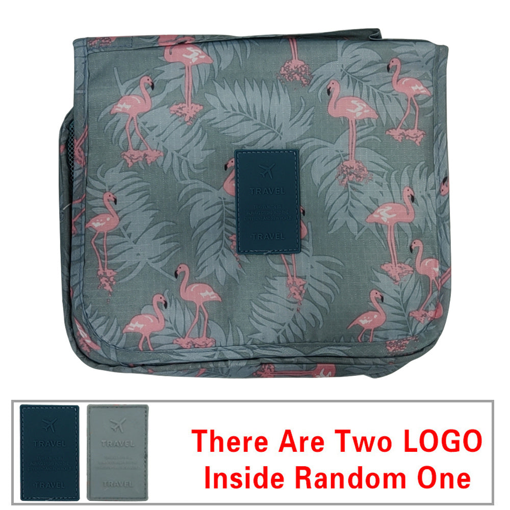 Portable Hanging Hook Cosmetic Bag Nylon Zipper Makeup Pouch