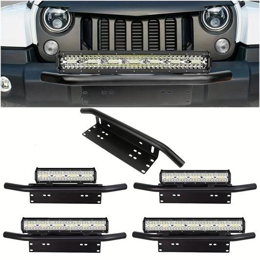 Universal Off Road Car Plate Frame LED Light Mount Brackets