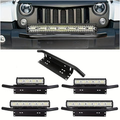 Universal Off Road Car Plate Frame LED Light Mount Brackets