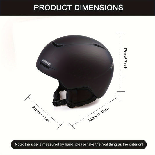 Adjustable Ski Helmet with Anti-Impact Design
