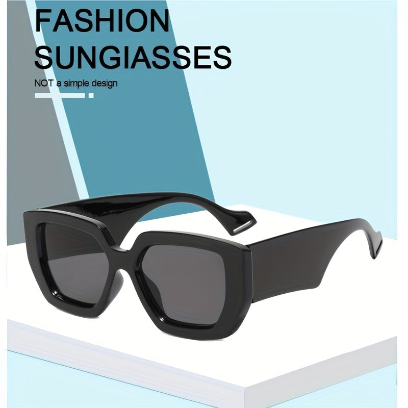 Men's Large Frame Sunglasses Hip Hop Style for Street Photography