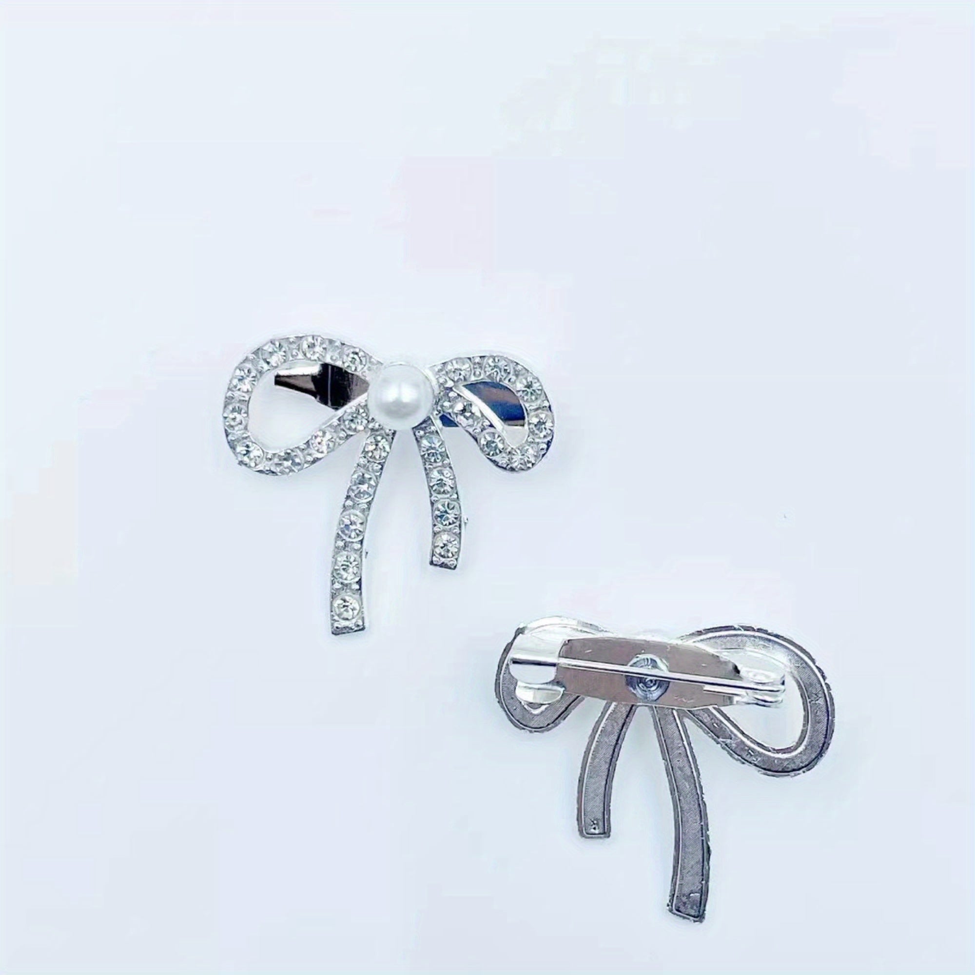 2pcs Butterfly Brooch Accessory Small Incense Wind Diamond Pin DIY Men