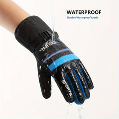 Reflective Skiing/Cycling Touch Screen Gloves - Warm and Non-Slip