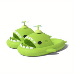 Men's Open Toe Platform Slides Anti Skid Slippers