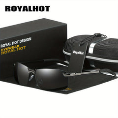 RoyalHot Men's Reflective Polarized UV400 Sunglasses