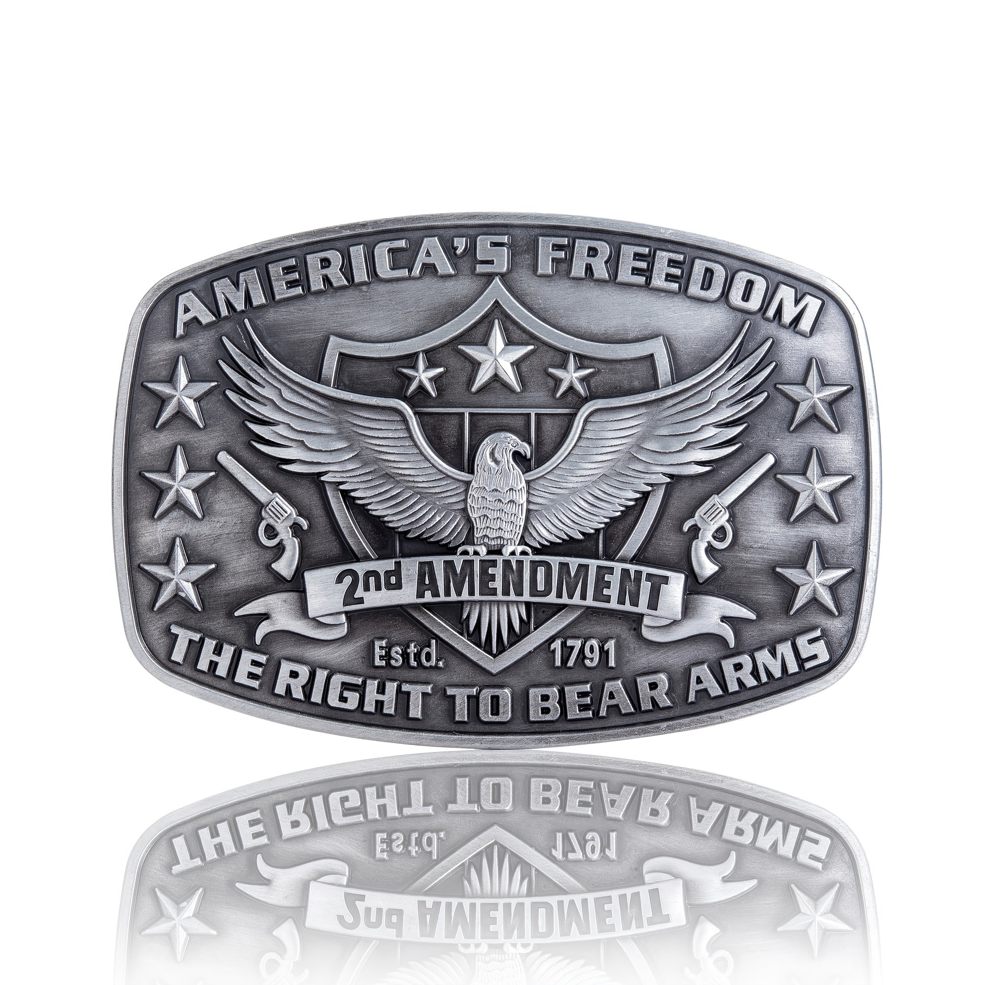Western Cowboy Men's Eagle Belt Buckle