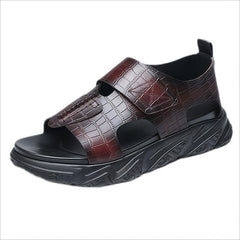 Men's Hook And Loop Sandals Non Slip Open Toe Outdoor Beach Shoes
