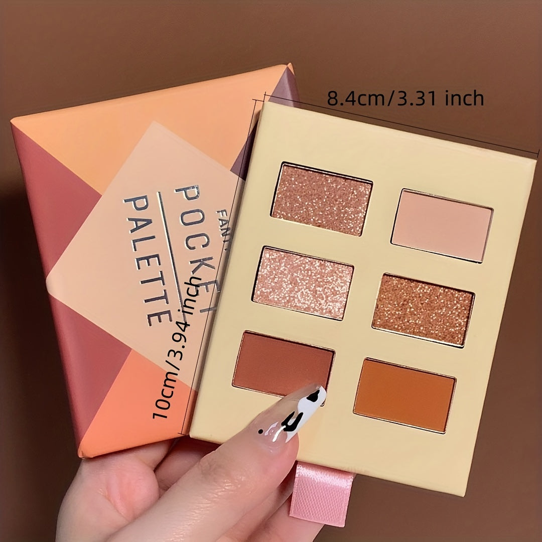 Orange Soda Eyeshadow Palette Brown Orange Pearly Matte Natural Finish