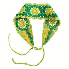 Sunflower Knitting Hair Band Wool Wide Brim Headband Hair Accessories