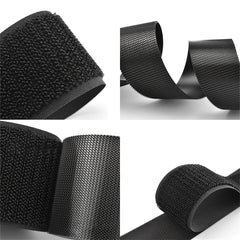 2 Rolls Heavy Duty Adhesive Strips Fastening Hook Tape Nylon Fabric