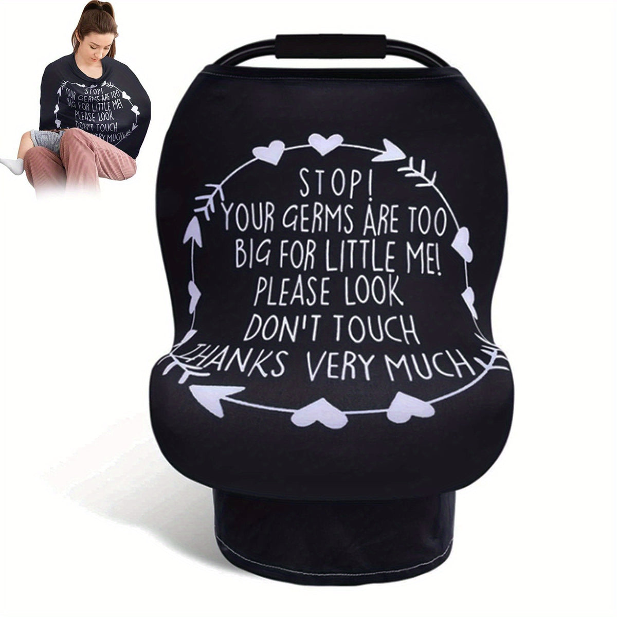 Stretchy Nursing Cover for Breastfeeding Moms