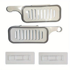 Corner Shower Caddy Wall Mounted Bathroom Shelf Shower Storage Rack Plastic Tray