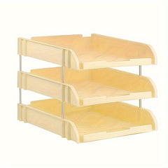 Office Desktop File Tray Rack, Data Arrangement Storage Basket