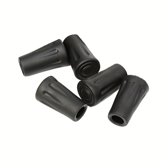 5pcs Skiing Pole Protective Cover Non slip Rubber Cover For Mountaineering Pole