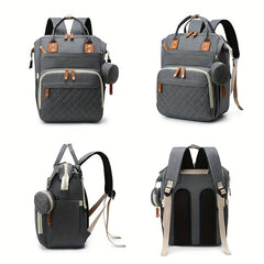 Large Capacity Mommy Bag Functional Portable Baby Mom Storage Backpack