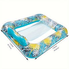 Square Pool Float Water Lounger Thickened PVC Inflatable Summer Beach Pool