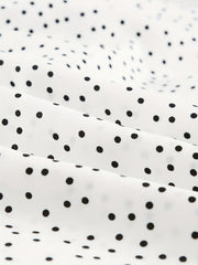  Polka Dot Lace Trim Cami Top