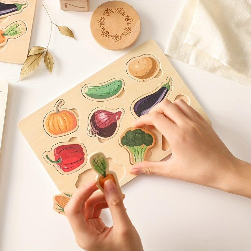 Wooden Mosaic Puzzle for Kids